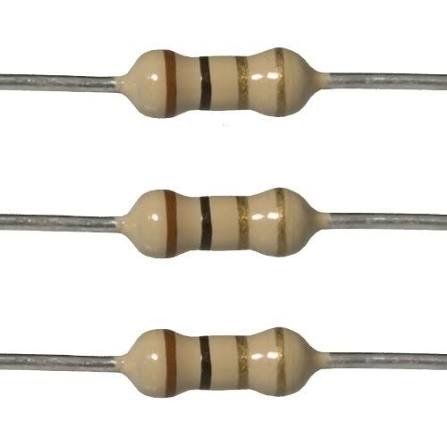 1Ω Through-Hole Carbon Film Resistor 1/4W