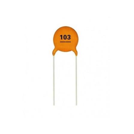 103 Ceramic Disc Capacitor (10nF / 0.01µF) Through-Hole media 1