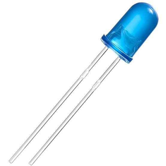Blue 5mm LED Through-Hole (2-Pin)