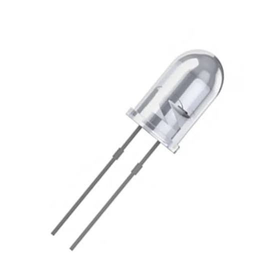 White 5mm LED Through-Hole (2-Pin)