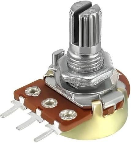 10kΩ Rotary Potentiometer Through-Hole Variable Resistor media 1