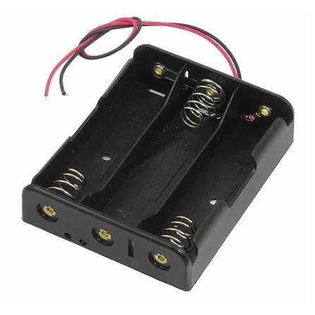 3 Cell 18650 Lithium Battery Holder (3S Battery Pack Holder) media 1