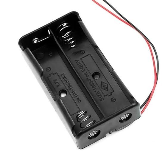 2 Cell 18650 Lithium Battery Holder (2S Battery Pack Holder) media 1